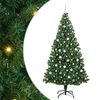 vidaXL &Aacute;rbol de Navidad artificial Verde 210 cm PVC y Acero y Pl&aacute;stico