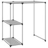 vidaXL Estanter&iacute;a sobre lavadora hierro gris 87x55x90,5 cm