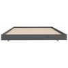 vidaXL Estructura de cama madera maciza de pino gris 100x200 cm