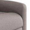 vidaXL Sill&oacute;n de masaje reclinable de tela gris taup&eacute;