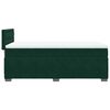 vidaXL Cama box spring con colch&oacute;n terciopelo verde oscuro 90x190 cm