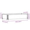 vidaXL Collar de palet madera maciza de pino marr&oacute;n 100x50 cm