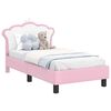 vidaXL Estructura de cama para ni&ntilde;os peque&ntilde;os con cabecera 70 x 140 cm