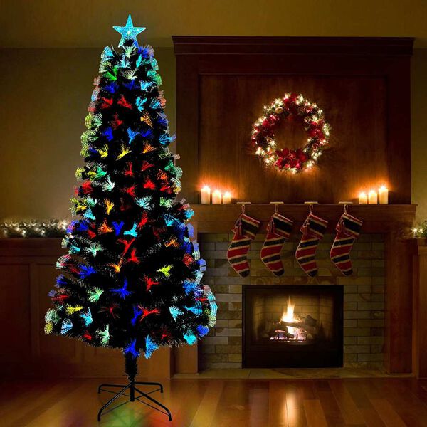 vidaXL Árbol de Navidad artificial Verde 210 cm PVC