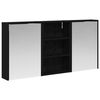 vidaXL Juego de Muebles de Ba&ntilde;o 3 uds. 126 x 16 x 62.5 cm