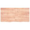 vidaXL Estante pared madera roble tratada marrón claro 120x60x(2-4) cm