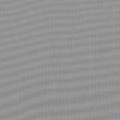 vidaXL Cojines de banco de jardín 2 uds tela Oxford gris 120x50x7 cm