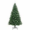 vidaXL &Aacute;rbol de Navidad artificial Verde 240 cm PVC y Acero y Pl&aacute;stico