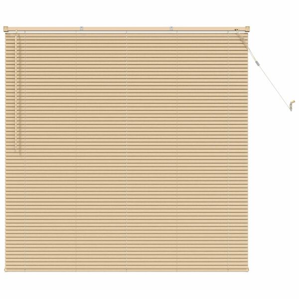 vidaXL Persiana Veneciana Marr&oacute;n Claro con Patr&oacute;n 150 x 160 cm PVC