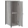 vidaXL Mesitas noche 2 uds madera ingenier&iacute;a gris Sonoma 32x42x80 cm