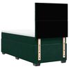 vidaXL Cama box spring con colch&oacute;n terciopelo verde oscuro 90x190 cm