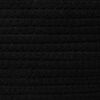 vidaXL Cesta de almacenaje algodón negro y blanco Ø49x65 cm