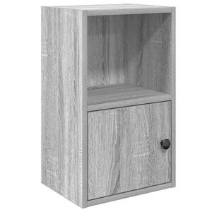 vidaXL Estanter&iacute;a de madera de ingenier&iacute;a gris sonoma 31x24x52 cm