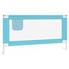 vidaXL Barandilla de seguridad cama de ni&ntilde;o azul tela 160x25 cm