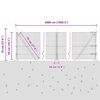vidaXL Poste de Valla Gris 50 x 0,5 m (malla de 19 x 19 mm)