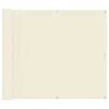vidaXL Pantalla de Balc&oacute;n Crema 100 x 300 cm Tela Oxford