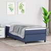 vidaXL Estructura de cama con somier tela azul 90x190 cm