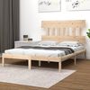 vidaXL Estructura de cama de madera maciza 140x200 cm