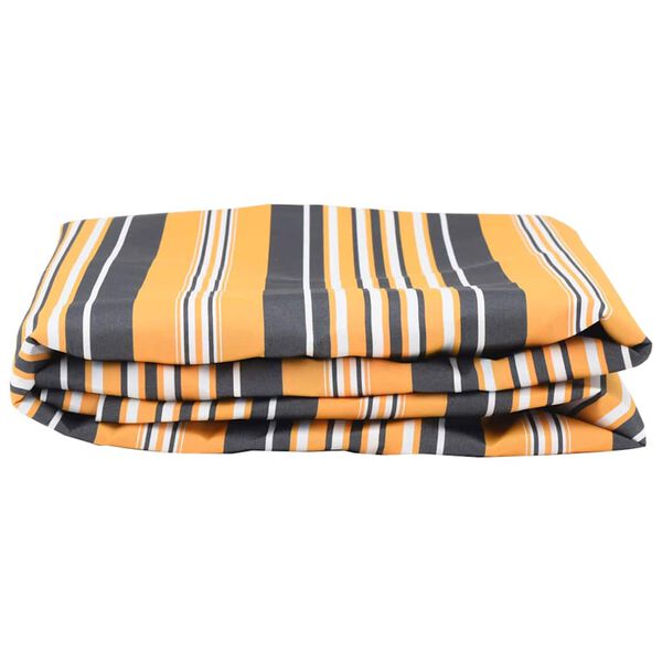 vidaXL Reemplazo de Toldos Amarillo y Gris 1000 x 160 cm