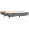 vidaXL Cama de plataforma Gris Claro 180 x 200 cm tela