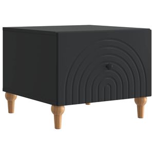 vidaXL Mesa de Caf&eacute; Negro 49 x 50 x 40 cm Madera de Ingenier&iacute;a