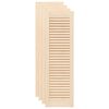 vidaXL Puerta de armario de lamas 4 uds 99x29,5 cm madera de pino