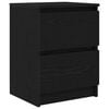 vidaXL Mueble de TV de madera de ingenier&iacute;a negro 40x35x54 cm