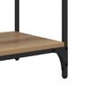 vidaXL Mesa Consola con caj&oacute;n Roble artesanal 100 x 34,5 x 75 cm