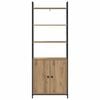 vidaXL Estanter&iacute;a para libros Roble artesanal 60 x 24 x 161 cm