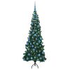 vidaXL &Aacute;rbol de Navidad Artificial de Esquina Verde 180 cm PVC y Metal