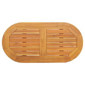 vidaXL Encimera Aceite Natural 80 x 40 x 2 cm Madera de Acacia S&oacute;lida