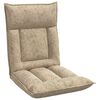 vidaXL Sill&oacute;n ajustable Gris Claro Tela