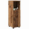 vidaXL Gabinete de Ba&ntilde;o con puerta Madera Vieja 30 x 35 x 95 cm