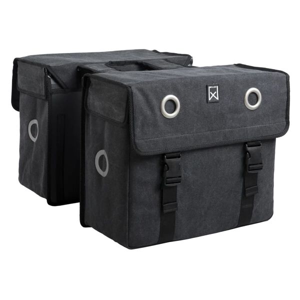 Willex Alforjas para bicicleta 52 L negro 11301