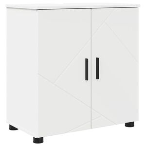 vidaXL Gabinete de Ba&ntilde;o 61 x 35 x 64 cm Madera contrachapada & Metal