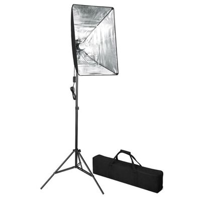 vidaXL Kit de iluminación para estudio fotográfico Softbox con soporte