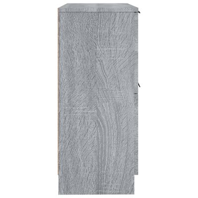 vidaXL Aparador de madera contrachapada gris Sonoma 30x30x70 cm