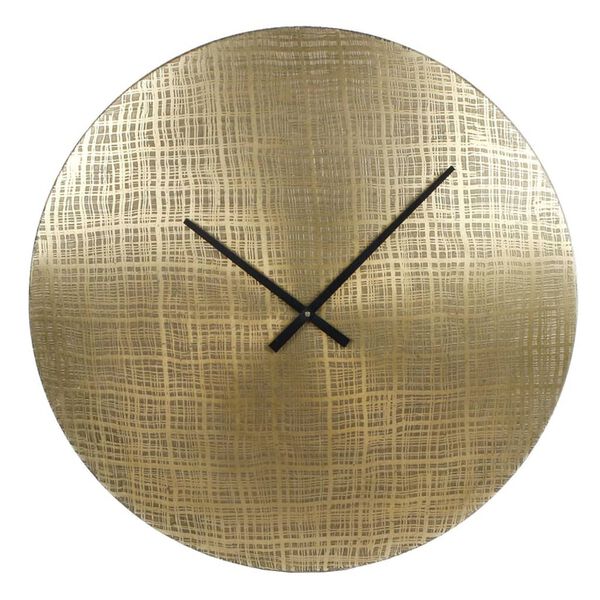 Gifts Amsterdam Reloj de pared Zurich metal dorado L 55 cm