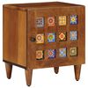 vidaXL Armario de Noche Marr&oacute;n 40 x 33 x 46 cm Madera de mango maciza