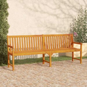 vidaXL Banco de jard&iacute;n madera maciza de acacia 220 cm