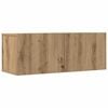 vidaXL Mueble para TV de pared madera contrachapada artesanal 3 piezas