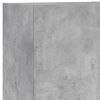 vidaXL Muebles de TV de pared 5 pzas madera ingeniería gris hormigón