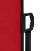 vidaXL Toldo lateral retr&aacute;ctil rojo 200x600 cm