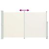 vidaXL Toldo lateral retr&aacute;ctil de jard&iacute;n crema 180x300 cm