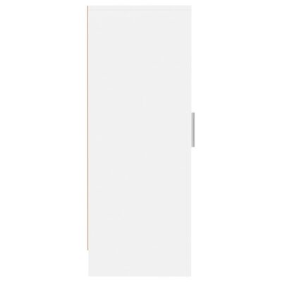 vidaXL Mueble zapatero de aglomerado blanco 32x35x92 cm