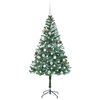 vidaXL &Aacute;rbol de Navidad artificial Verde 180 cm PVC y acero