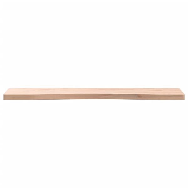 vidaXL Tablero de escritorio madera maciza de haya 80x(36-40)x2,5 cm