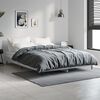 vidaXL Estructura de cama madera de ingenier&iacute;a gris hormig&oacute;n 140x190cm