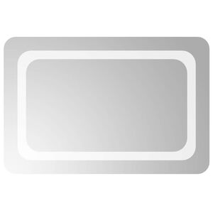 vidaXL Espejo de ba&ntilde;o con LED 60x40 cm