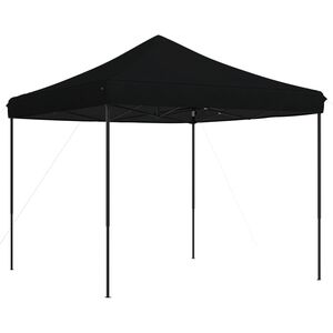 vidaXL Tienda de fiesta plegable Pop-Up negra 292x292x315 cm